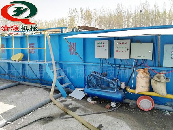 平流式氣浮機安裝現(xiàn)場