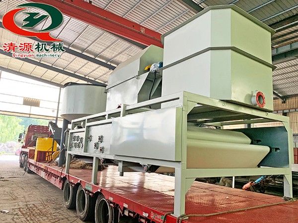 今日發(fā)貨青?？蛻?hù)轉(zhuǎn)鼓濃縮脫水一體機(jī)砂水分離器